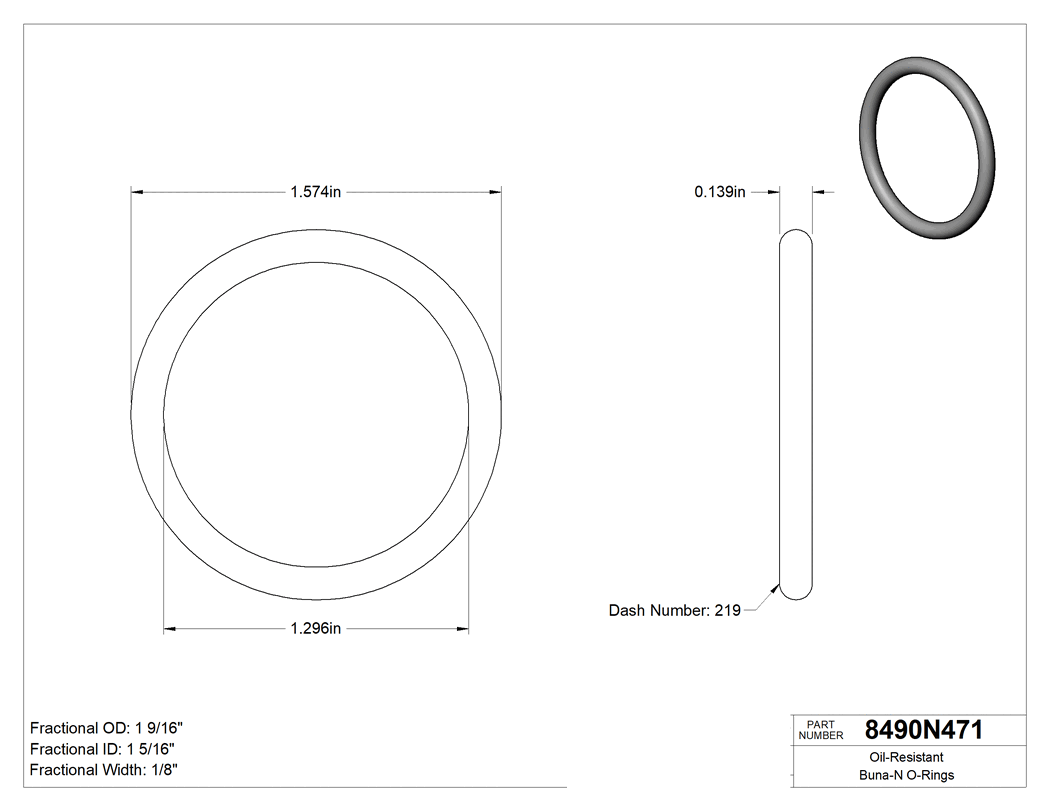 Technical drawing - 8490N47